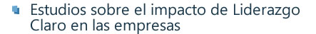 Estudios sobre el impacto de Liderazgo Claro en las empresas